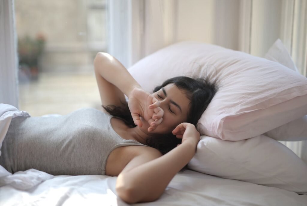 sleeping with hands above head spiritual meaning